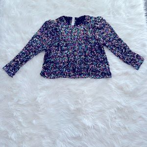 Endless Rose multi color sequin top